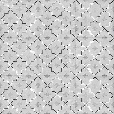 Alesso Deco Como 8x8 Matte Porcelain Tile - Sample