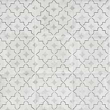 Alesso Deco Como Gray 8x8 Matte Porcelain Tile