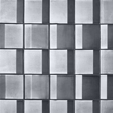 Zeal Edge Gunmetal Gray 5x5 3D Glazed Porcelain Tile