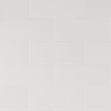 Zeal  White 5x12 Matte Porcelain Tile - Sample