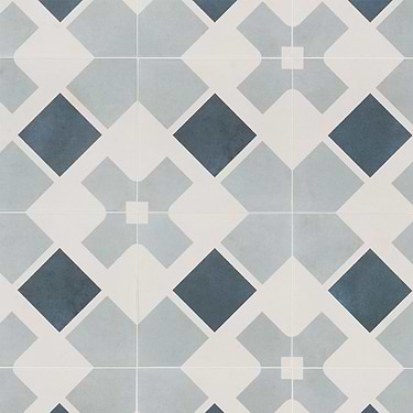 Lapaz Cross Blue 9x9 Matte Porcelain Tile