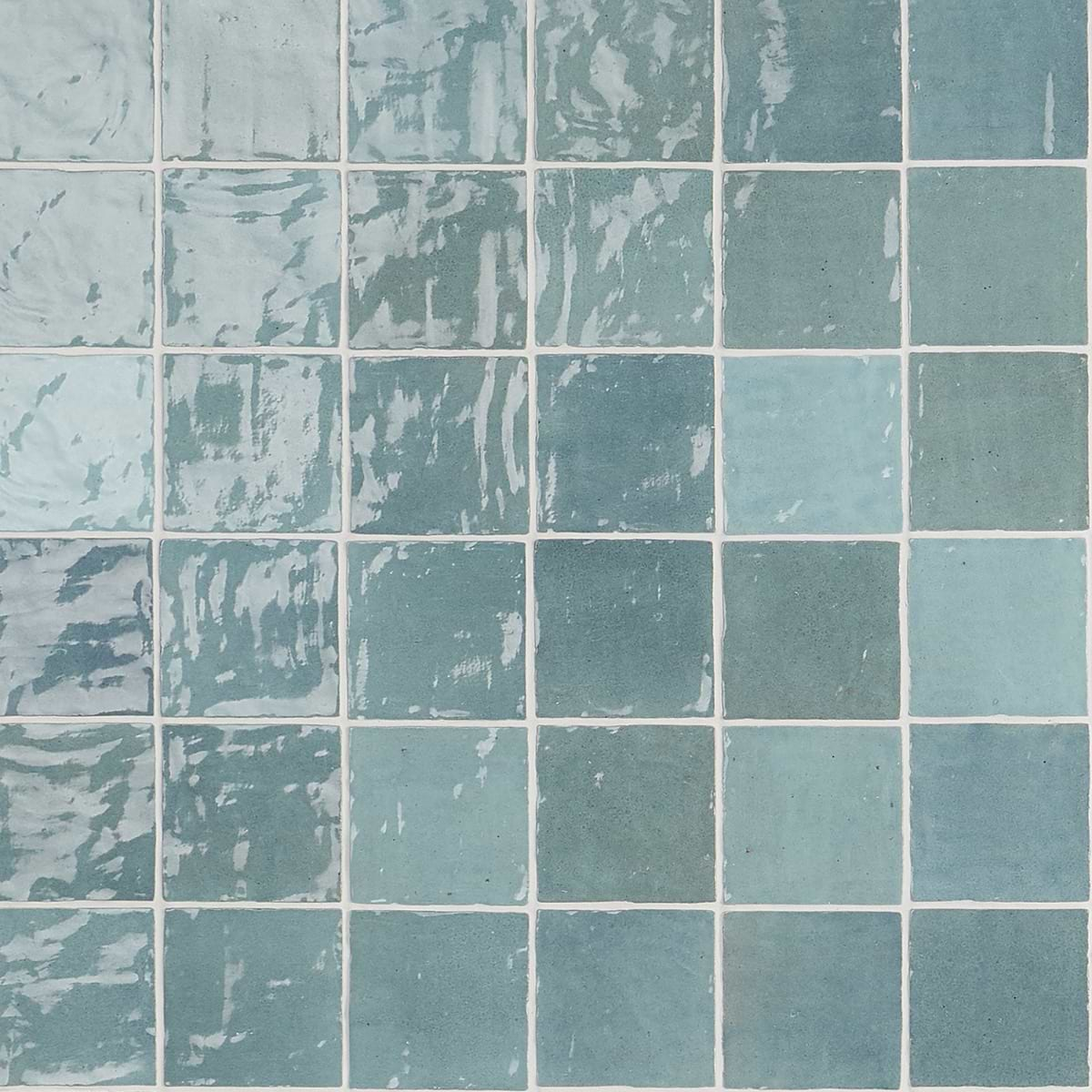 Portmore Aqua 4x4 Glazed Ceramic Tile | Tilebar.com