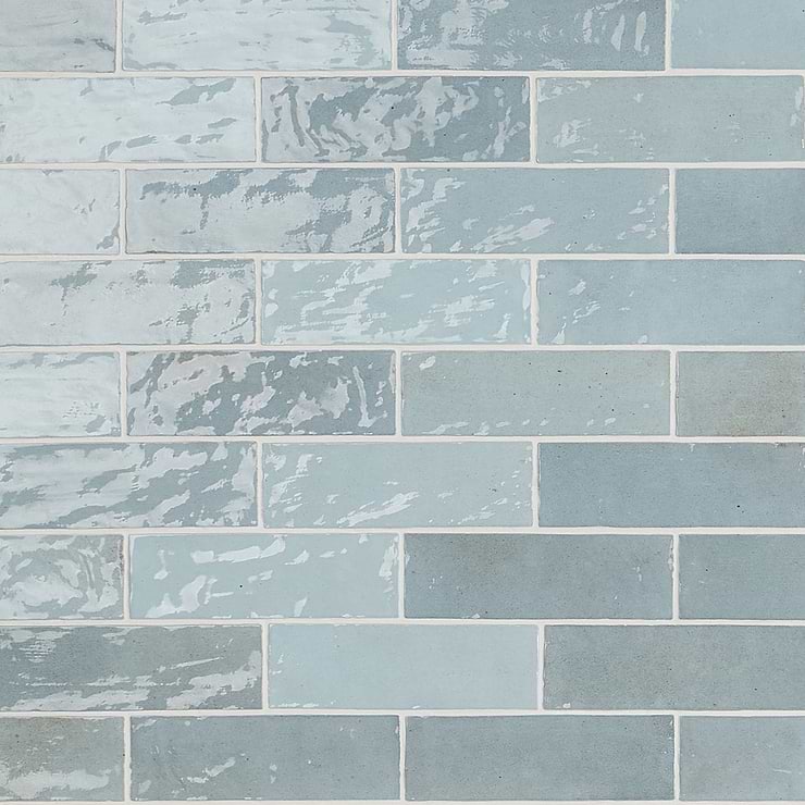 Portmore Sky Blue 3x8 Glazed Ceramic Subway Wall Tile