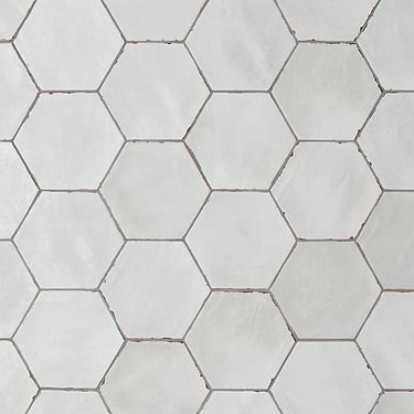 Sasha Hex Gray 6" Hexagon Matte Porcelain Tile