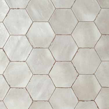 Sasha Hex Taupe Beige 6" Hexagon Matte Porcelain Tile