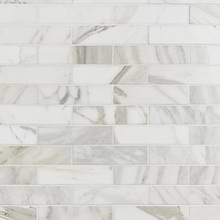 Calacatta Gold 2x8 Polished Marble Subway Tile