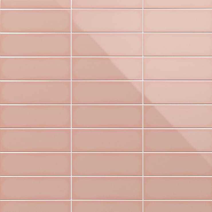 Park Hill Coral Rose 4X12 Polished Porcelain Tile