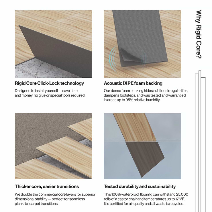 Hudson Sparrow Rigid Core Click 6x48 Luxury Vinyl Plank Flooring
