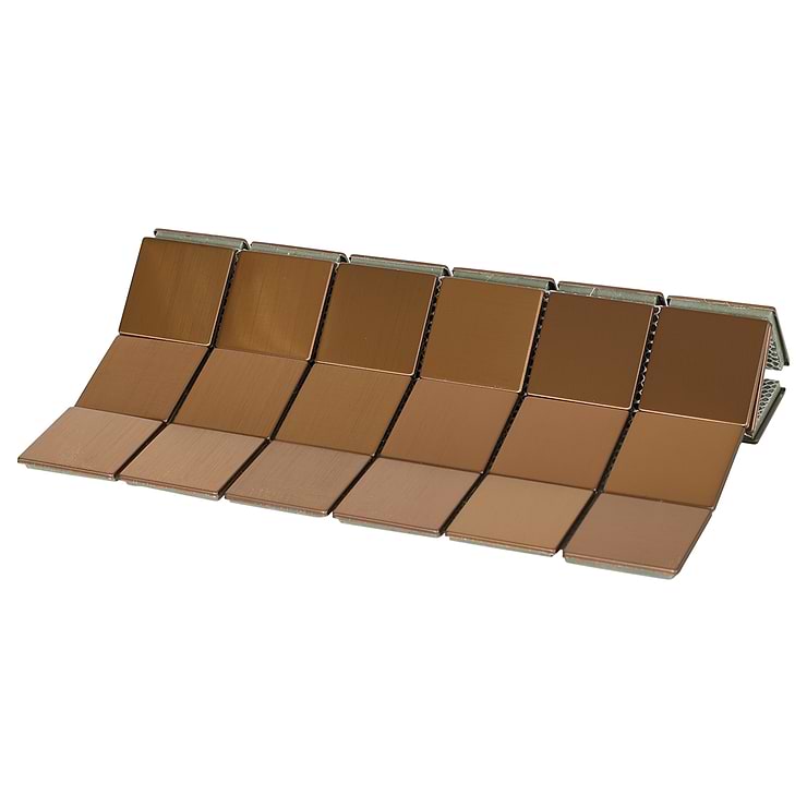 Metal Copper Stainless Steel 2x2 Squares Tile