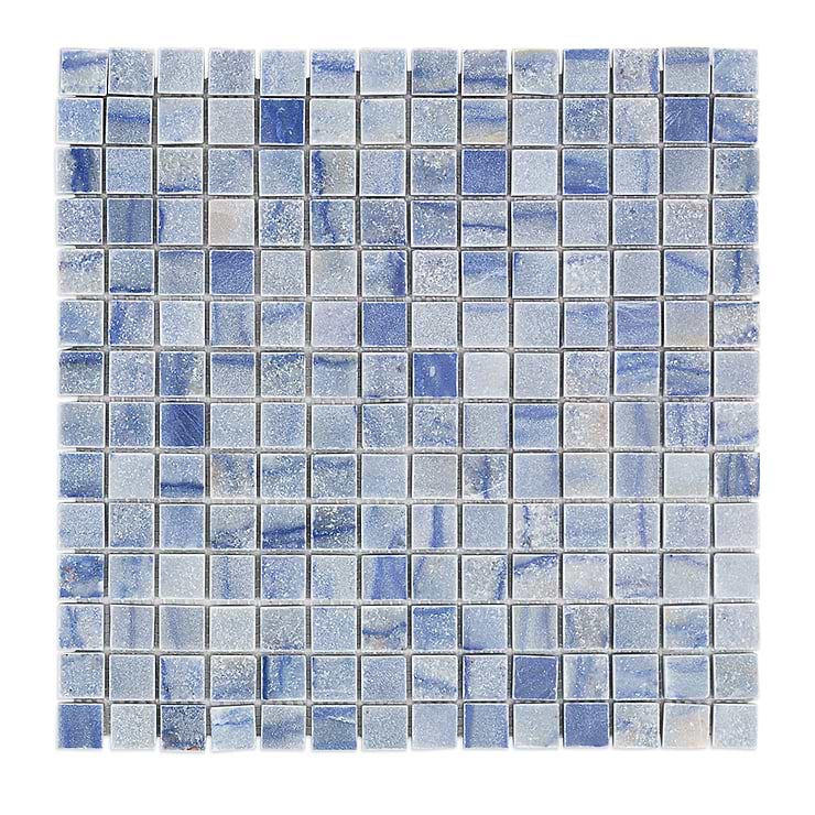 Blue Macauba 3/4x3/4 Stone Mosaic Tile 