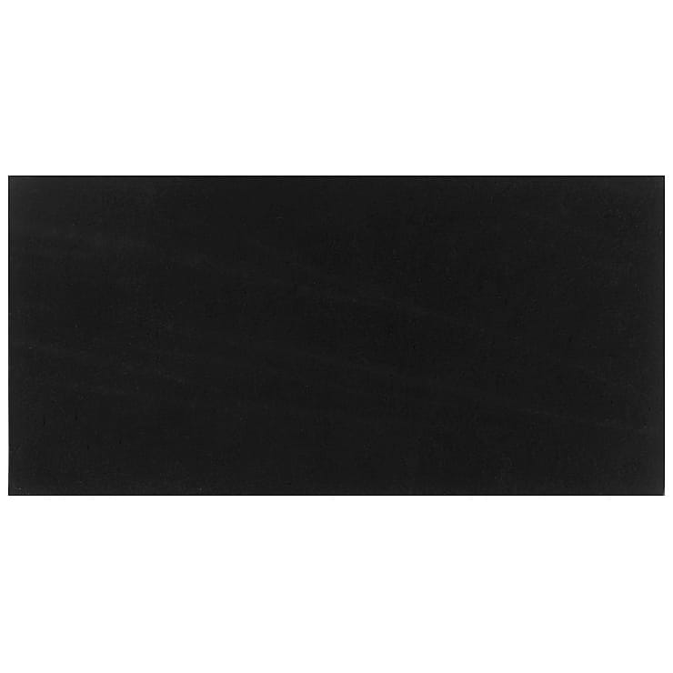 Nero Marquina 3x6 Honed Marble Subway Tile