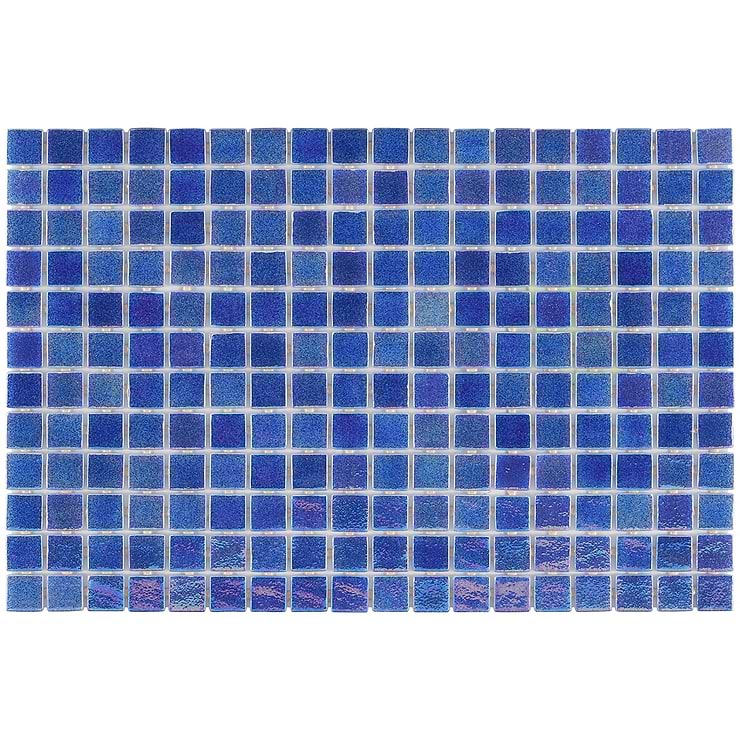 Swim Blue Lagoon 1x1 Glass Polished Mosaic Tile