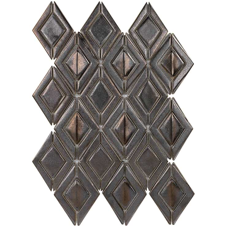 Nabi Jewel Copper Polished Ceramic Tile