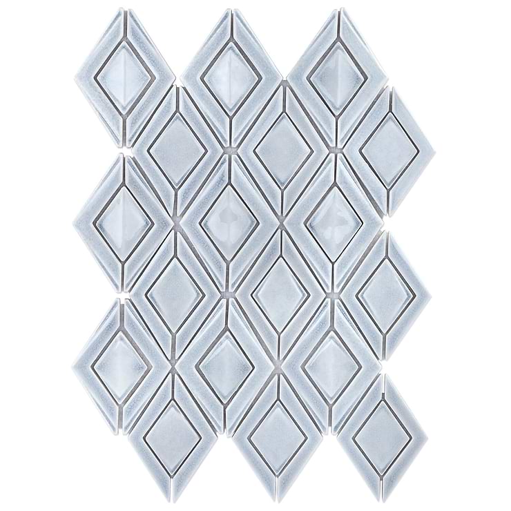 Nabi Jewel sky Crackled Polished Ceramic Tile