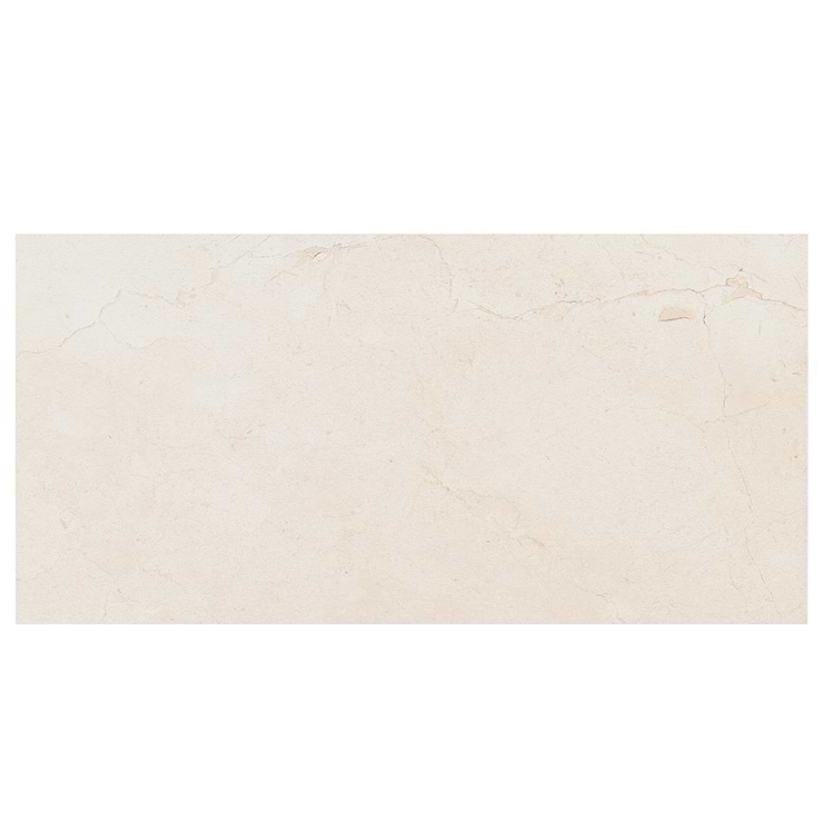 Crema Marfil 12x24 Honed Marble Tile