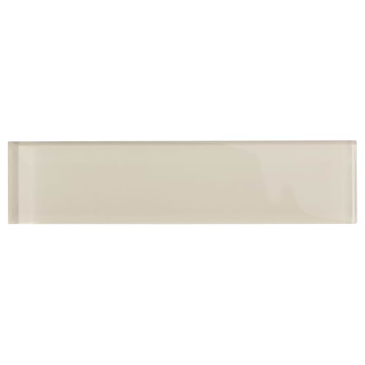 Loft Sand Beach 2x8 Polished Glass Subway Tile for Wall
