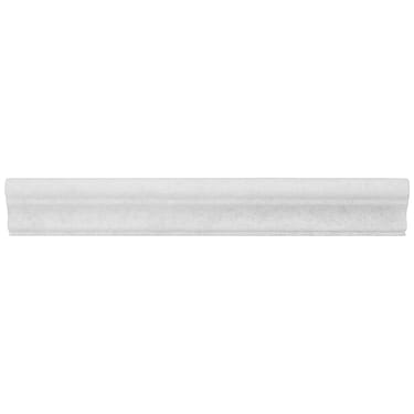 Snow White White 2x12 Polished Marble Cornice Molding
