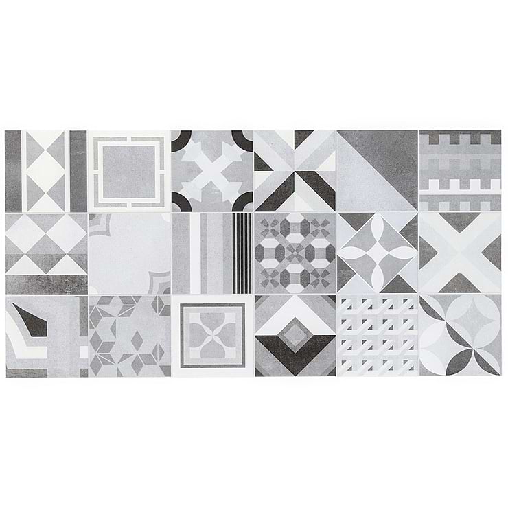 Deco Lisbon Gray 12x24 Matte Porcelain Tile