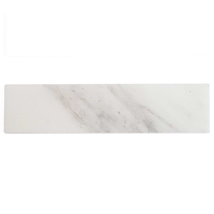 Brushed Stone Asian Statuary 2x8 Marble Tile
