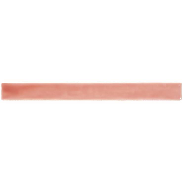 Carolina Coral Pink 2x20 Polished Ceramic Wall Tile