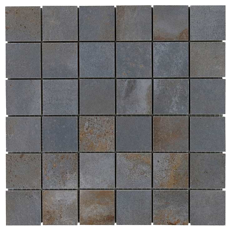 Angela Harris Flatiron Black 2x2 Matte Porcelain Mosaic