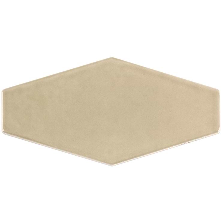 Manchester Hexagon Fawn 4x8 Polished Ceramic Tile