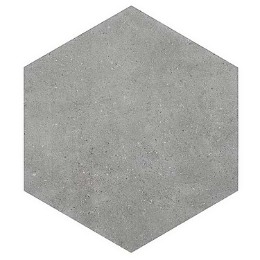 Pergola Graphite Gray 12.5" Hexagon Matte Porcelain Tile