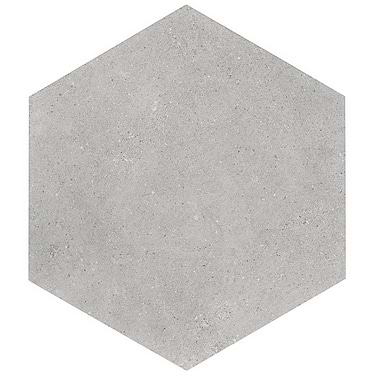 Pergola Gray 12.5" Hexagon Matte Porcelain Tile  - Sample