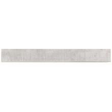 Basic Cement Silver 3x24 Porcelain Bullnose