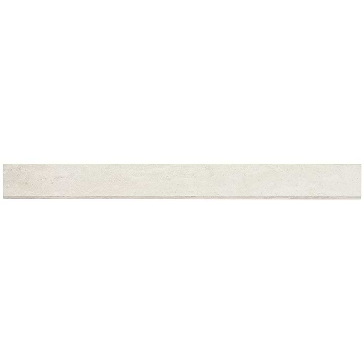 Basic Travertine Beige & Cream 2x24 Matte Porcelain Bullnose 
