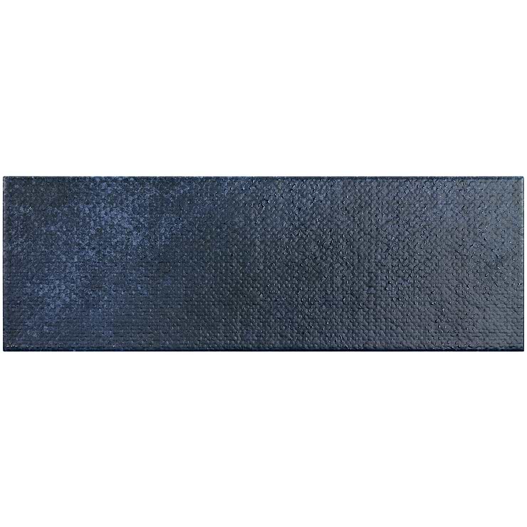 Diesel Camp Blue Canvas 4x12 Ceramic Tile