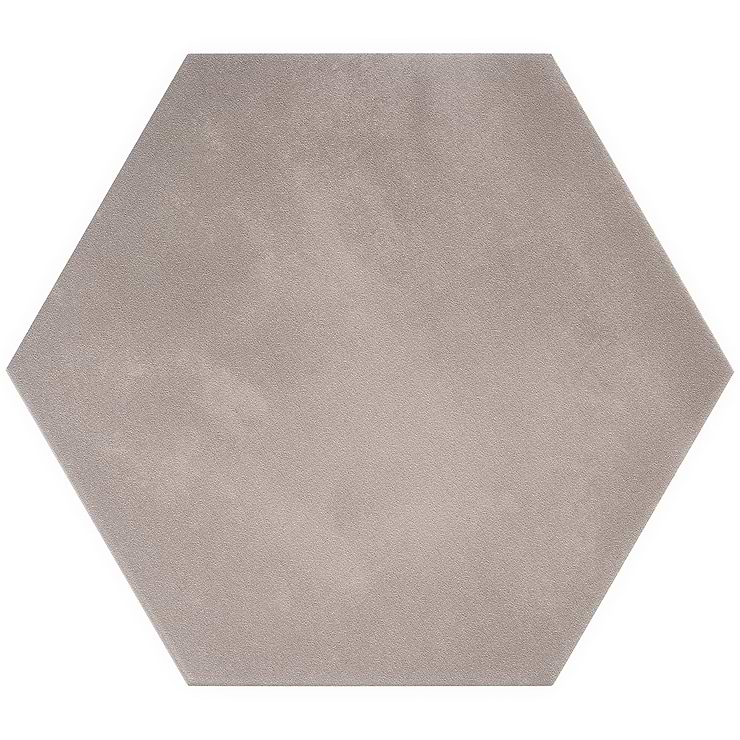 HexArt Gris 8" Porcelain Matte Tile 