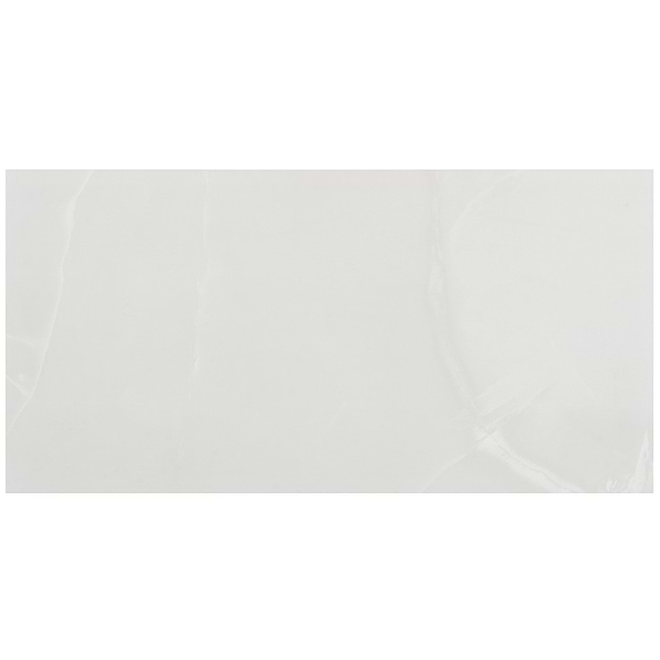 Tilebar DreamStone Aztec Onyx Bianco 12x24 Matte Porcelain Tile, White