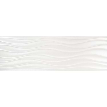 Whistler Slalom White 12x36 Semi-Polished Ceramic Tile