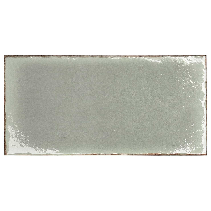 Square Shaped Leather Adhesive Patch, Green