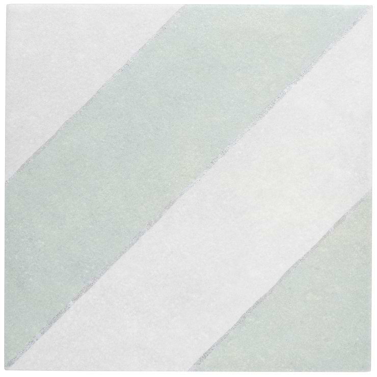 Auteur Diagonals Sage 9x9 Porcelain Tile