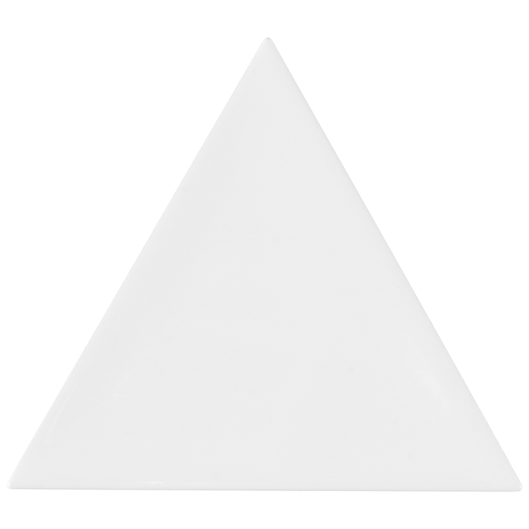 Bellami Triangulo Bianco 5x4 Glazed Ceramic Tile