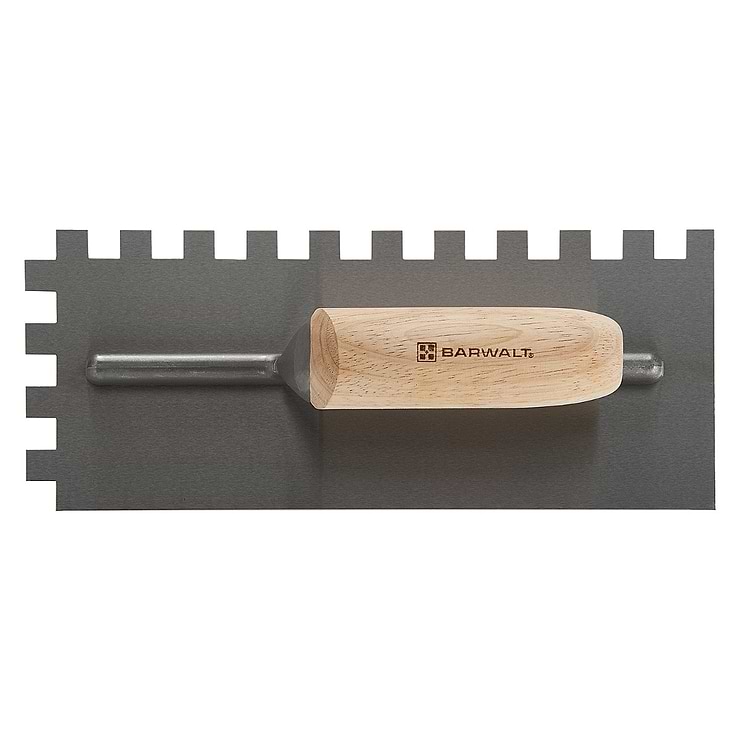 Ultralight Traditional Wood 1/2" x 1/2" Square Notched Trowel
