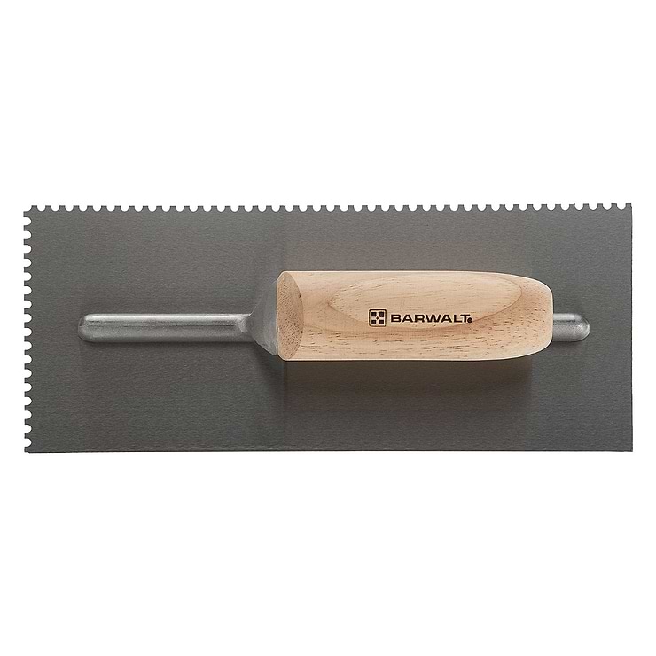Ultralight Traditional Wood 1/4" x 1/4" Square Notched Trowel