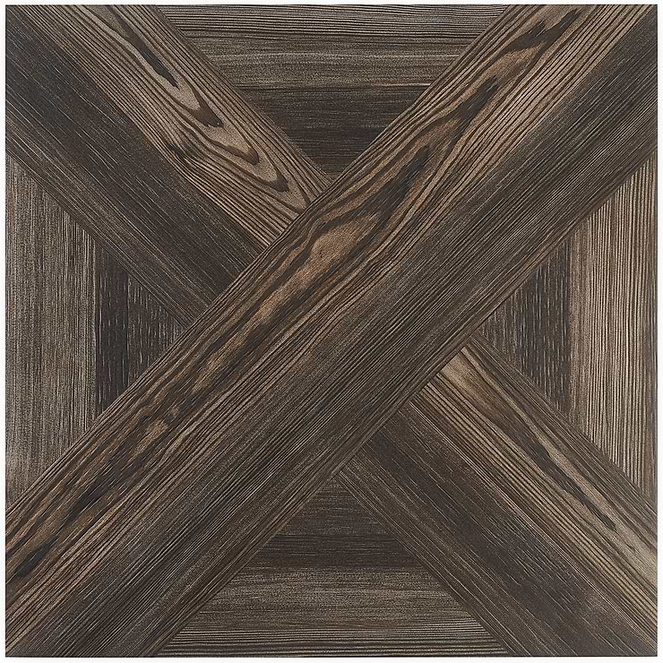 Barberry Decor Tabacco 24x24 Matte  Wood Look Porcelain Floor and Wall Tile