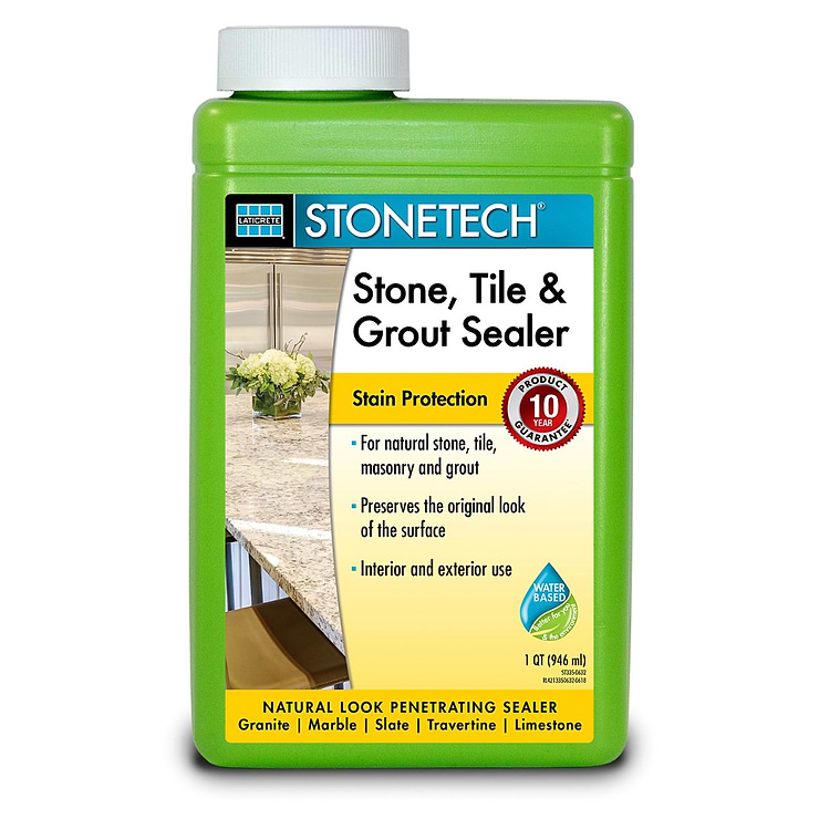Laticrete Seal & Protect Natural Look Sealer for Natural Stone, Tile, & Grout - Quart
