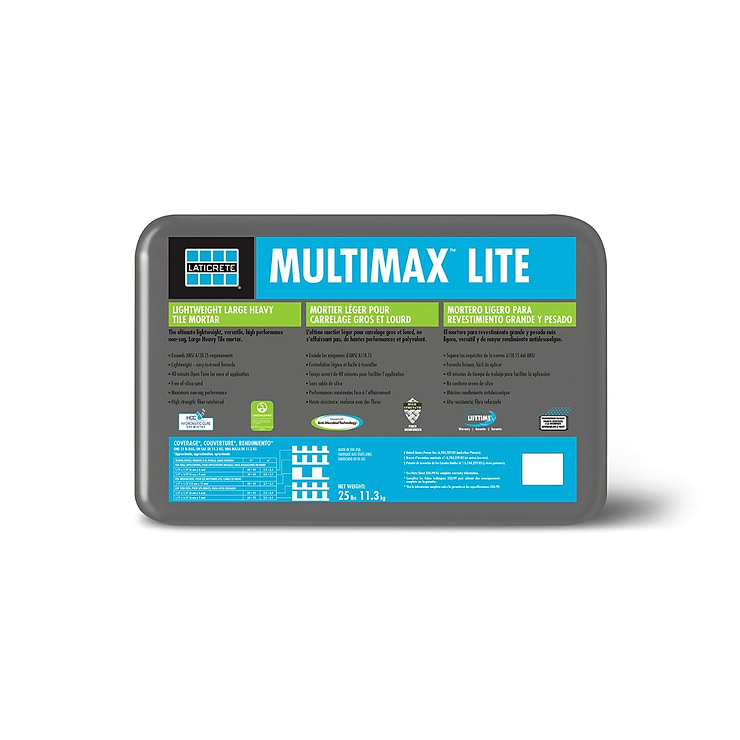 Laticrete Multimax Lite White Thinset- 25 lb
