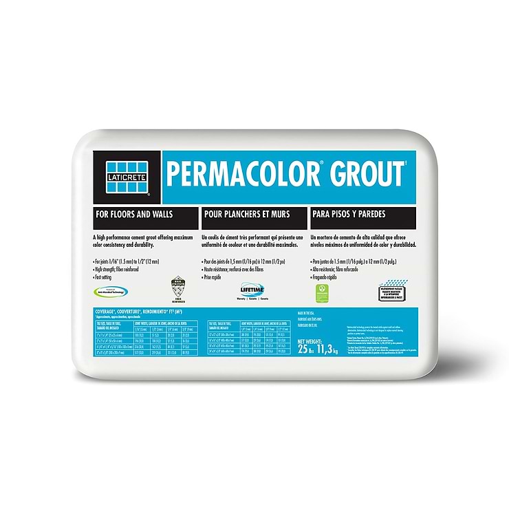 Laticrete Permacolor Midnight Black Grout- 25 lb