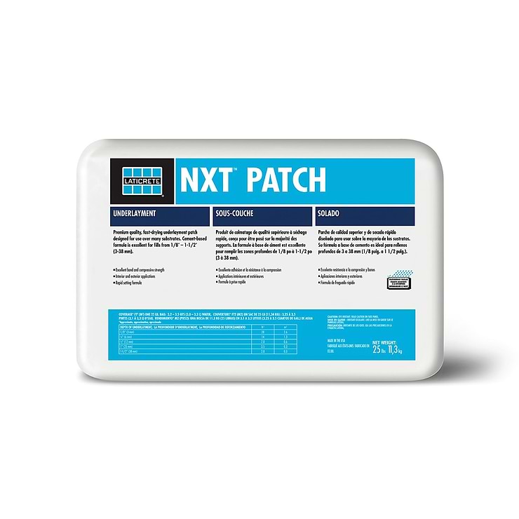Laticrete NXT Patch - 25lb bag; in Gray