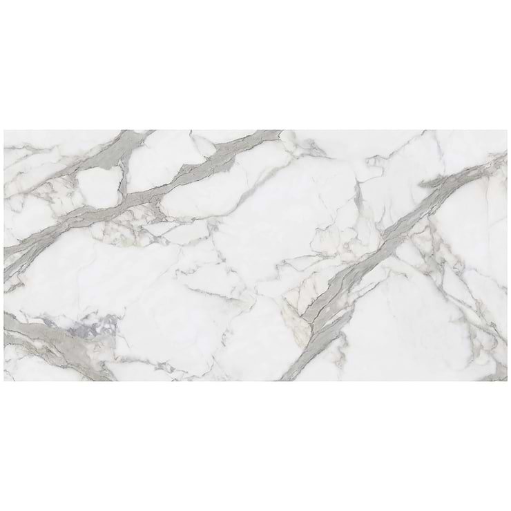 TileBarXL Marmi Slim Bernini Classico 30" x 60" Polished Porcelain Slab