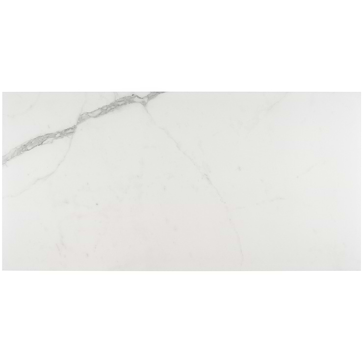 TileBarXL Marmi Slim Bianco Venato Honed 24"x48 Polished Porcelain Tile 