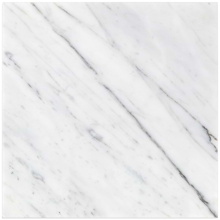 Statuario 12x12 Polished Marble Tile 