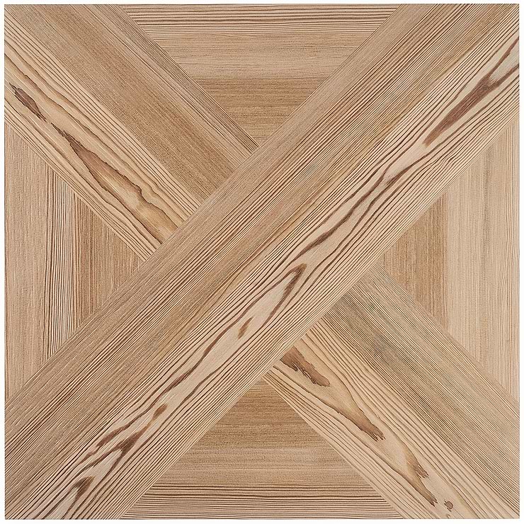 Barberry Decor Miele 24x24 Matte Wood Look Porcelain Floor and Wall Tile