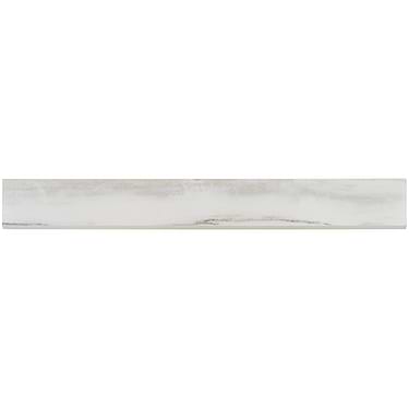 Basic Marble Lasa Bianco 3x24 Satin Porcelain Bullnose