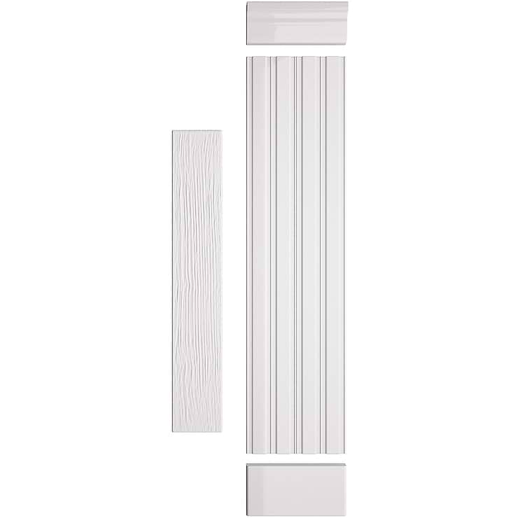 Vivir Panna 8x32 Polished Ceramic Beadboard